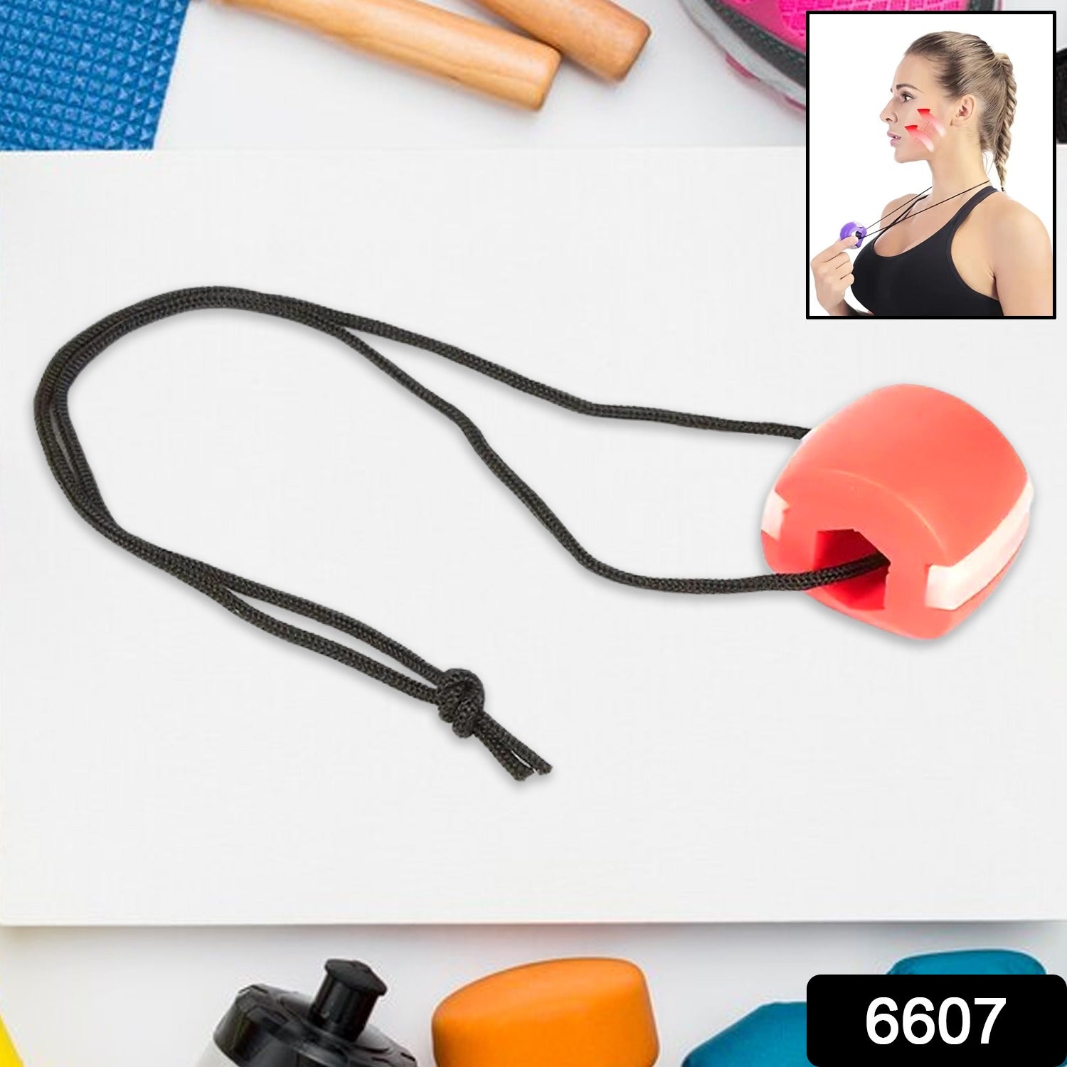 Pink Jawline Exerciser Tool For Men  Women Pink Jawline Exerciser Tool For Men  Women